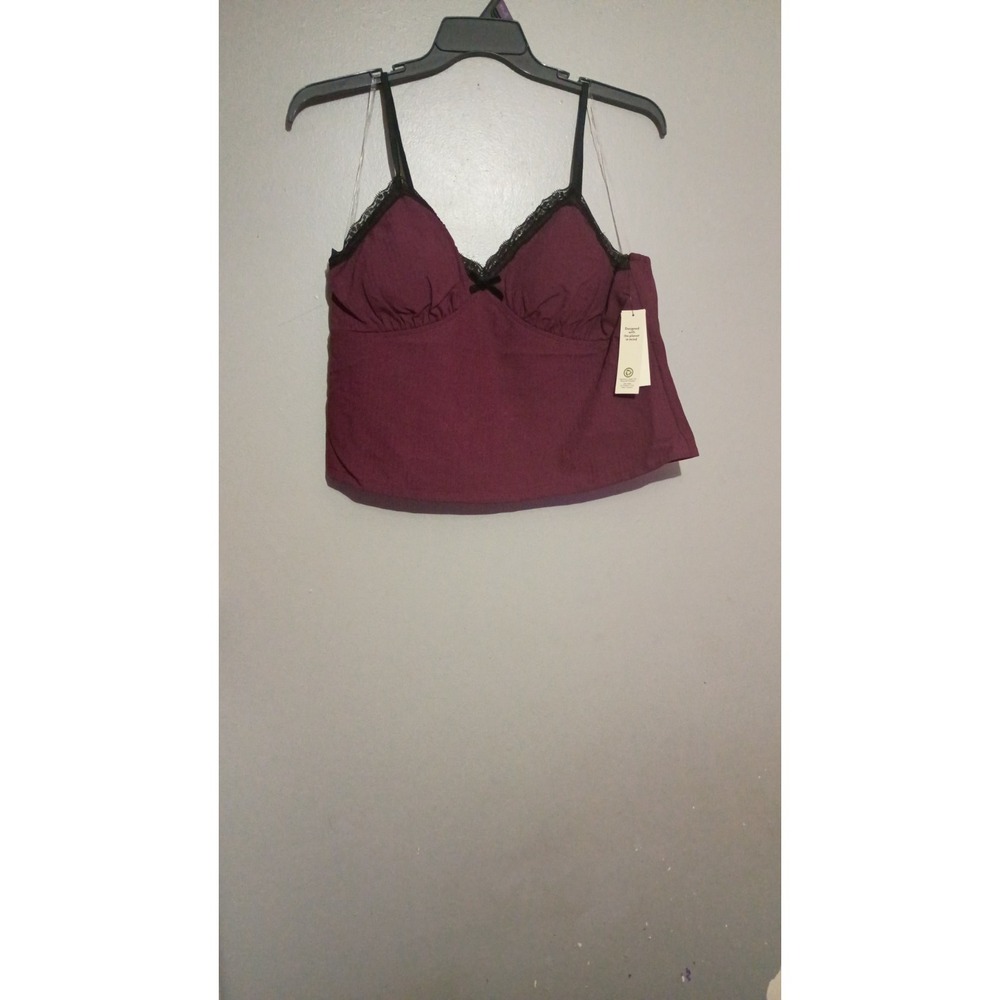 No Boundaries Womens Size XXL Charcoal Sweetheart Tank Top Adjustable Straps New